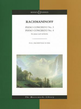 Carte Piano Concerto No. 3 and Piano Concerto No. 4: The Masterworks Library Sergei Rachmaninoff