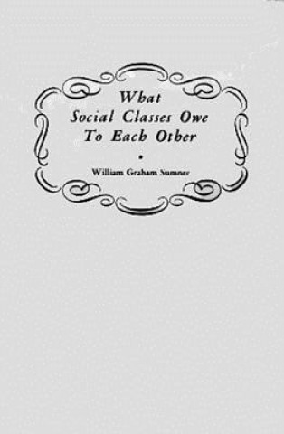 Книга What Social Classes Owe to Each Other William Graham Sumner