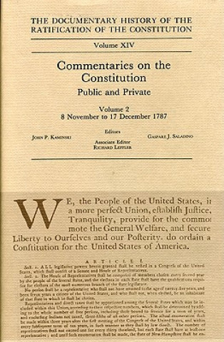 Książka Commentaries on the Constitution Vol 2 John P. Kaminski