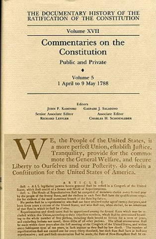 Carte Commentaries on the Constitution Vol 5 Richard Leffler