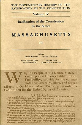 Kniha Ratification by the States Massachusetts Vol 1 John P. Kaminski