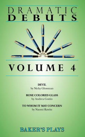 Buch Dramatic Debuts Volume 4 Nicky Glossman