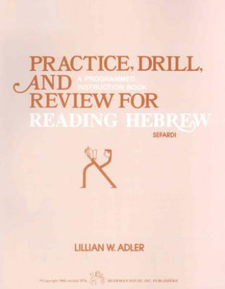 Książka Practice Drill and Review for Reading Hebrew Lillian W. Adler