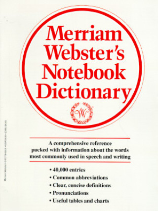 Carte Merriam-Webster's Notebook Dictionary Merriam-Webster