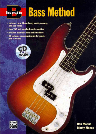 Kniha Basix Bass Method: Book & CD Morton Manus