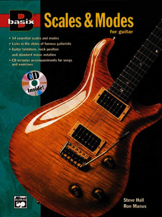 Książka Basix Scales and Modes for Guitar: Book & CD Steve Hall