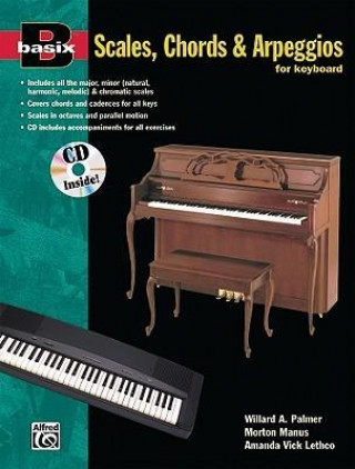 Könyv Basix Scales, Chords and Arpeggios for Keyboard: Book & CD Willard Palmer