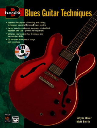 Kniha Basix Blues Guitar Techniques: Book & CD Wayne Riker