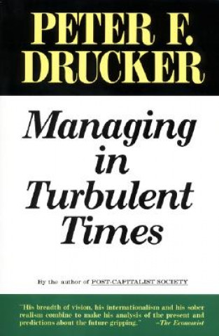 Book Managing Turbulent Times Peter F. Drucker