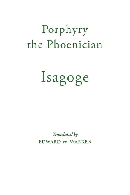 Boek Isagoge E. W. Warren