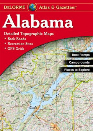 Carte Alabama Atlas & Gazetteer Rand McNally