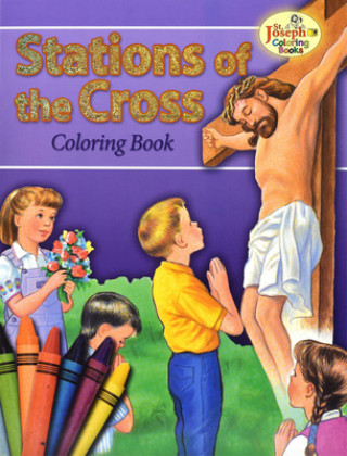 Książka Coloring Book about the Stations of the Cross Catholic Book Publishing Co