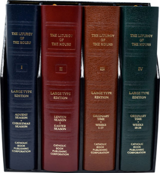 Book Liturgy of the Hours (Set of 4) Large Print Catholic Book Publishing Co