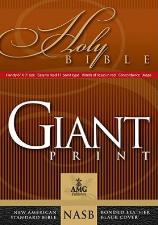 Kniha Giant Print Handy-Size Bible-NASB AMG Publishers