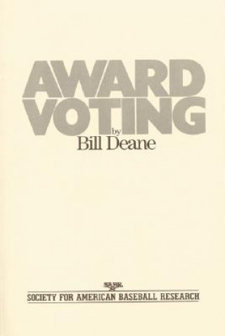 Kniha Award Voting Bill Deane