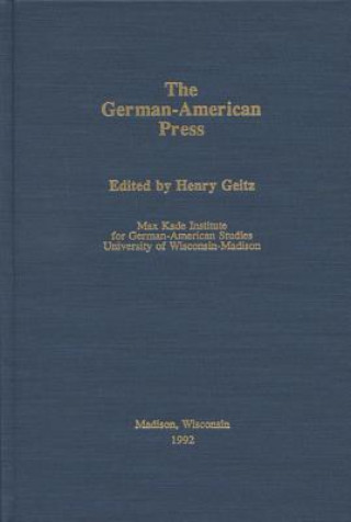 Książka German-American Press Henry Geitz