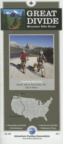 Drucksachen Great Divide Mountain Bike Route - Canada: Banff, AB - Roosville, MT (254 Miles) Adventure Cycling Association