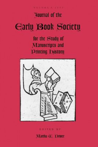 Knjiga Journal of the Early Book Society V6 Martha W. Driver