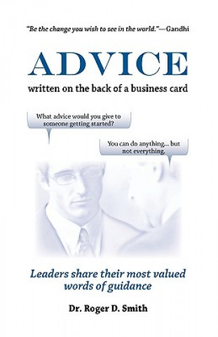 Carte Advice Written on the Back of a Business Card Roger Dean Smith