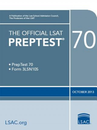 Carte The Official LSAT Preptest 70 Law School Admission Council