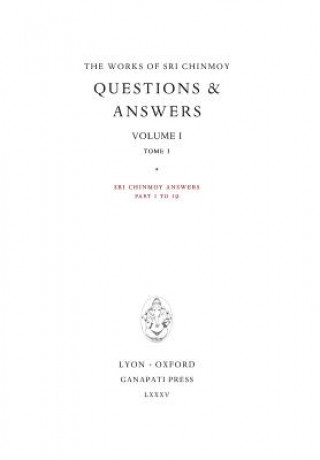 Könyv Sri Chinmoy Answers Sri Chinmoy