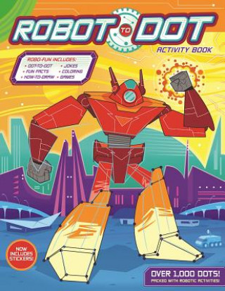 Kniha Robot-To-Dot Activity Book Chris Evans