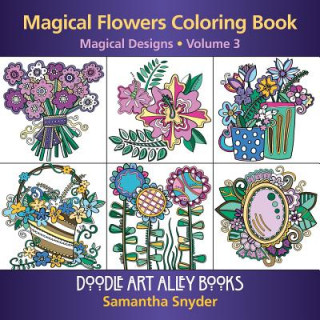 Книга Magical Flowers Coloring Book Samantha Snyder