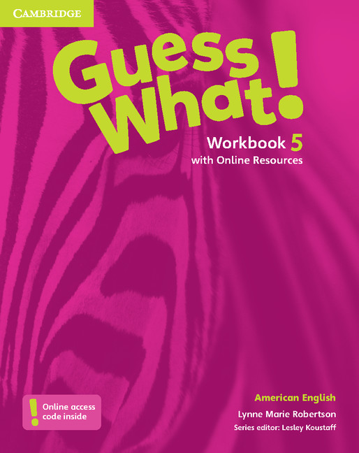 Carte Guess What! American English Level 5 Workbook with Online Resources Lynne Marie Robertson