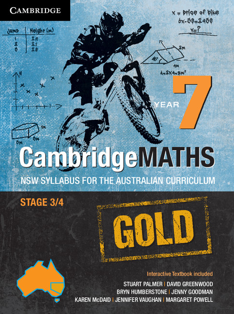 Carte Cambridge Mathematics GOLD NSW Syllabus for the Australian Curriculum Year 7 Pack Stuart Palmer