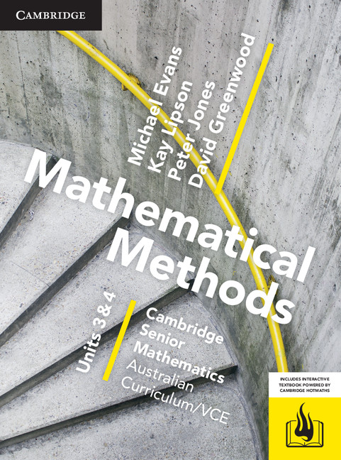 Carte CSM VCE Mathematical Methods Units 3 and 4 Michael Evans