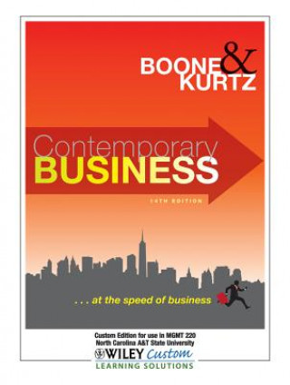 Kniha Contemporary Business: Custom Edition for Use in MGMT 220, North Carolina A&T State University Louis E. Boone