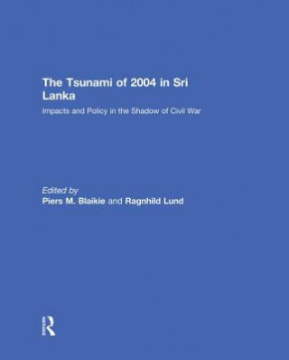 Carte Tsunami of 2004 in Sri Lanka 