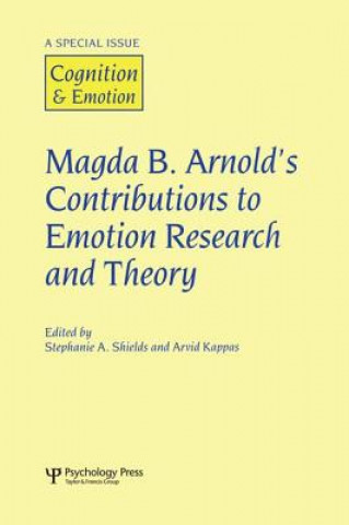 Könyv Magda B. Arnold's Contributions to Emotion Research and Theory 