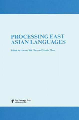 Buch Processing East Asian Languages Professor Hsuan-Chih (Chinese University of Hong Kong) Chen