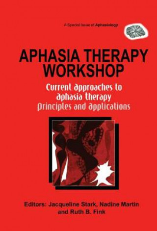 Carte Aphasia Therapy Workshop: Current Approaches to Aphasia Therapy - Principles and Applications Jacqueline Ann Stark