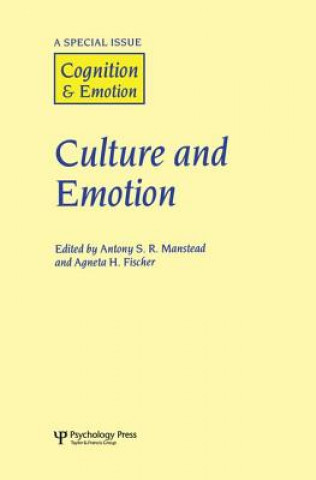 Kniha Culture and Emotion Agneta Fischer