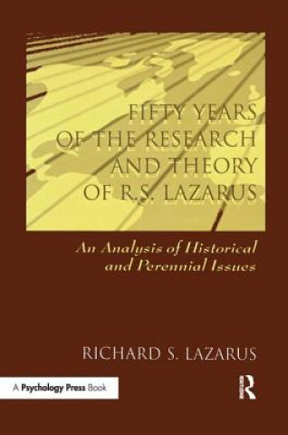 Kniha Fifty Years of the Research and theory of R.s. Lazarus LAZARUS
