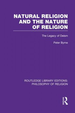 Книга Natural Religion and the Nature of Religion BYRNE