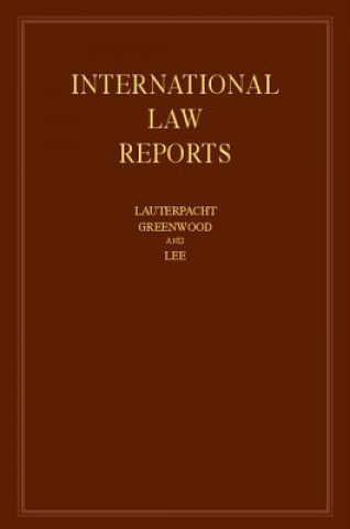 Kniha International Law Reports: Volume 166 Elihu Lauterpacht