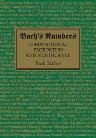 Kniha Bach's Numbers Ruth Tatlow