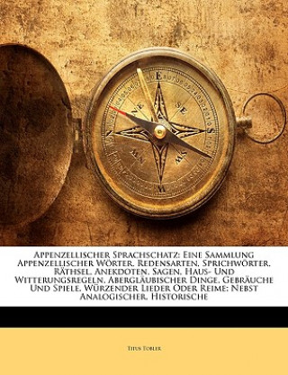 Buch Appenzellischer Sprachschatz Titus Tobler