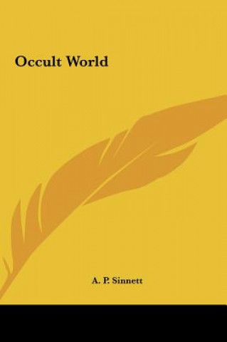 Libro Occult World A. P. Sinnett