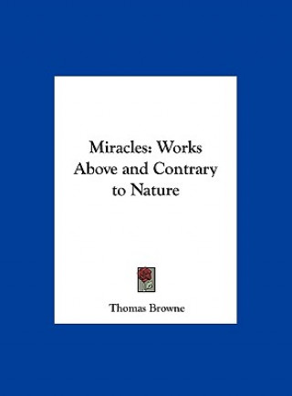 Könyv Miracles Thomas Browne