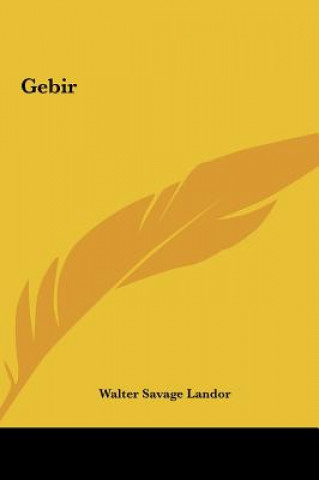 Buch Gebir Walter Savage Landor