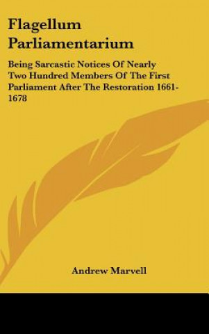 Knjiga Flagellum Parliamentarium Andrew Marvell