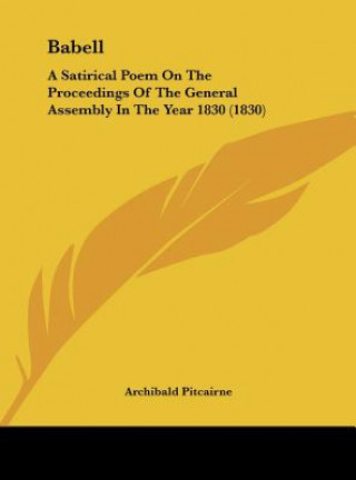 Buch Babell Archibald Pitcairne