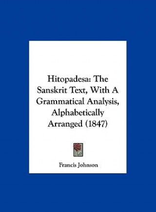 Książka Hitopadesa Francis Johnson