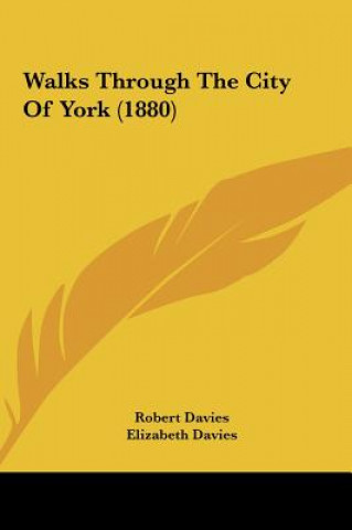 Kniha Walks Through The City Of York (1880) Robert Davies