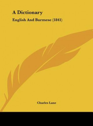 Knjiga A Dictionary Charles Lane