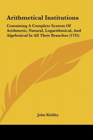 Kniha Arithmetical Institutions John Kirkby